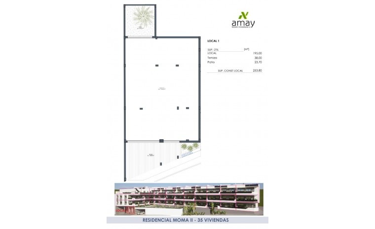 Commercial space - Location longue durée - Benijófar - Benijófar