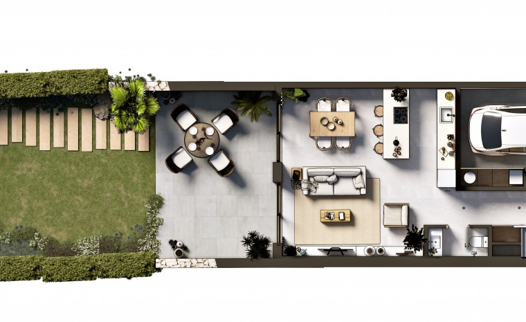 Nouvelle construction - Maison mitoyenne - Arta